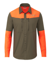 Upland Sporter Shirt | Major Brown/Blaze Orange