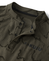 Ridgepoint Fleece Henley | Ash Tonal