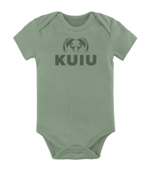 KUIU Stacked Logo Baby One-Piece | Thyme