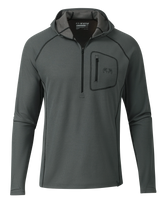 PRO Merino 200 Zip-T Hoodie | Gunmetal