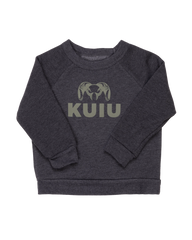 Toddler Stacked Logo Crewneck Sweatshirt | Olive