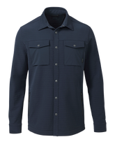 Blockfield Fleece Shirt Jacket | Steel Blue