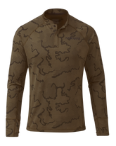 Ridgepoint Fleece Henley | Coyote Brown Tonal