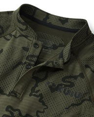 Ridgepoint Fleece Henley | Olive Tonal