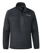 Sherpa Fleece Zip Pullover | Nightfall