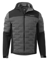 Axis Thermal Hybrid Hooded Jacket | Black-Gunmetal