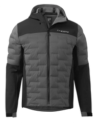 Axis Thermal Hybrid Hooded Jacket | Black-Gunmetal