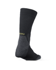 StrongWool Hybrid Crew Sock 2-Pair Pack | Grey Green