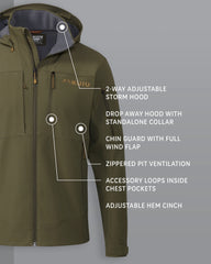 Guide PRO Hooded Jacket | Evergreen
