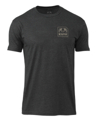 KUIU Square Chest Logo T-Shirt | Charcoal