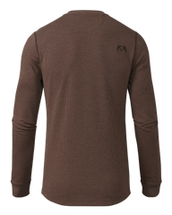 Canyon Waffle Henley | Cedar Heather