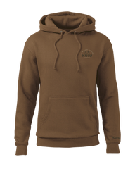 KUIU Stacked Chest Logo Hoodie | Saddle