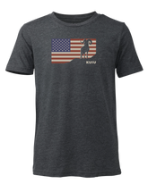 Youth Ram Flag T-Shirt | Charcoal
