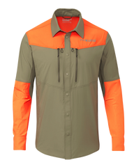 Upland Sporter Shirt | Khaki/Blaze Orange