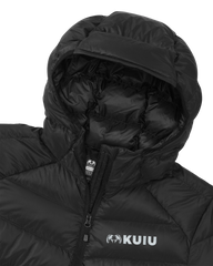 Women's Super Down LT Hooded Jacket | Black