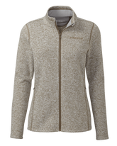 Women's Base Camp Full Zip Sweater | Khaki White Heather