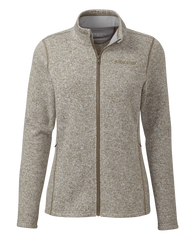 Women's Base Camp Full Zip Sweater | Khaki White Heather