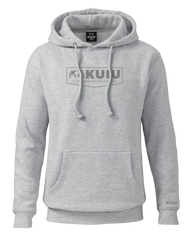 KUIU Shield Logo Hoodie | Heather Grey