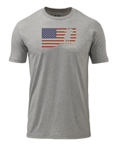 KUIU Ram Flag T-Shirt | Heather Grey