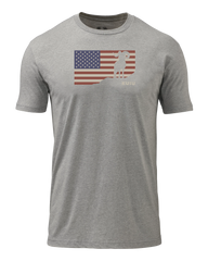 KUIU Ram Flag T-Shirt | Heather Grey