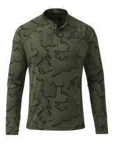 Ridgepoint Fleece Henley | Olive Tonal
