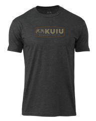 KUIU Outlined Patch T-Shirt | Charcoal
