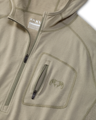 ULTRA Merino 145 Zip-T Hunting Hoodie | Bone
