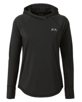 Women's Gila LS Hoodie | Black