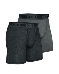 ULTRA Merino Boxer Brief 2-Pack | Black-Stone
