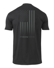 KUIU Vertical Flag Logo T-Shirt | Black
