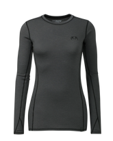 Women's ULTRA Merino 145 LS Crew | Gunmetal
