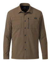 Motive Flannel Lined Shirt Jacket | Major Brown