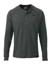 PRO Merino 200 Henley | Gunmetal