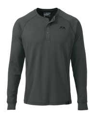 PRO Merino 200 Henley | Gunmetal