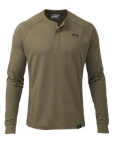 PRO Merino 200 Henley | Ash