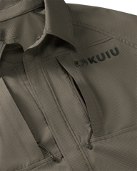 Tiburon Hybrid Snap Shirt | Ash