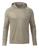 Gila LS Hoodie Topo | Bone Topo Print