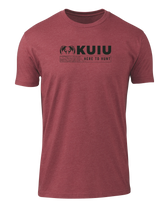 KUIU Topo Here to Hunt T-Shirt | Cardinal