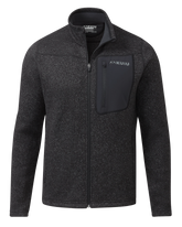 Base Camp Full Zip Sweater | Heather Black