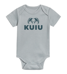 KUIU Stacked Logo Baby One-Piece | Mist