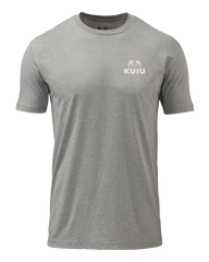 KUIU Retro Flag Fade T-Shirt | Heather Grey