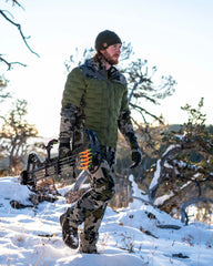 Axis Thermal Hybrid Hooded Jacket | Verde
