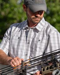 Borrego SS Shirt | Granite Plaid