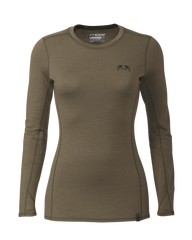 Women's ULTRA Merino 145 LS Crew | Ash