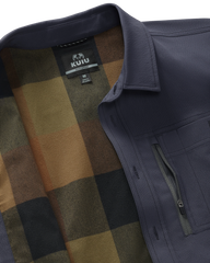 Motive Flannel Lined Shirt Jacket | Steel Blue