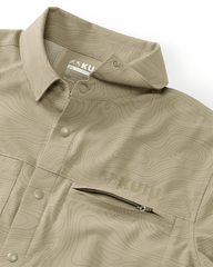 Mesa Vented SS Snap Shirt Topo | Bone Topo Print