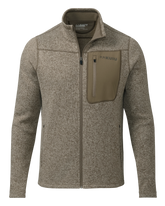 Base Camp Full Zip Sweater | Khaki Heather