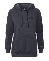 KUIU Women's Stacked Chest Logo Hoodie | Midnight Navy