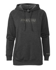 Women's Topo Block Logo Hoodie | Charcoal