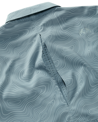 Mesa Vented SS Snap Shirt Topo | Glacier Topo Print